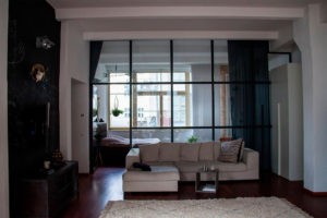 Алюминиевая лофт перегородка GFTD661